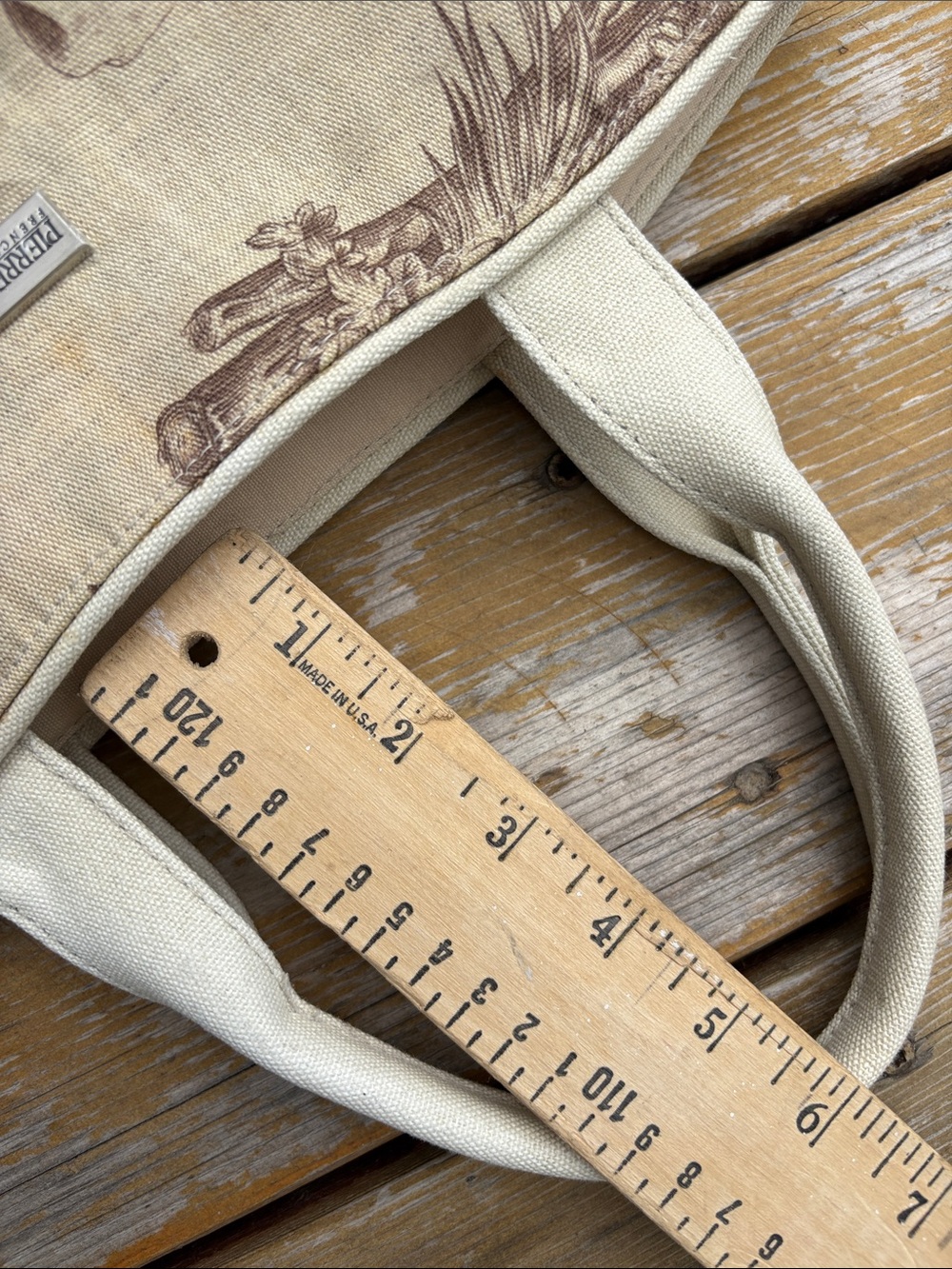 Pierre Deux French County snap front hand Bag - Picture 9 of 9